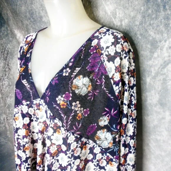 Free People Isabelle Tunic Swing Top Oversized Boho with Fabulous Sleeves - Picture 4 of 13